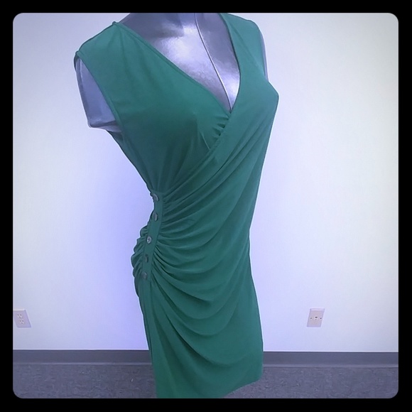 Green Cocktail Dress - Picture 1 of 4